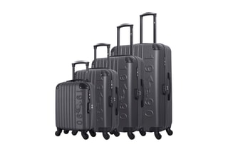 Set de 4 valises Porter-M (XXS/S/M/L)  - 46/55/65/75 cm  - Gris