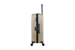  Valise grand volume (L) et vanity Peter - 75/23 cm  - Noir et beige