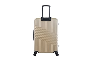  Valise grand volume (L) et vanity Peter - 75/23 cm  - Noir et beige