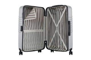  Valise grand volume (L) et vanity Peter - 75/23 cm  - Noir et gris
