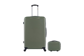 Valise grand volume et vanity Etna (L/K) - 75/23 cm - Kaki