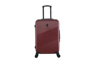  Set de 2 valises (S/M) et vanity Peter - 55/65/23 cm  - Bordeaux