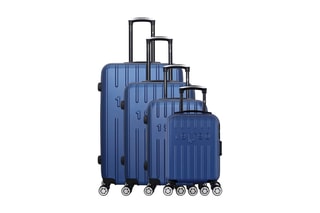 Set de 4 valises Archie-M (XXS/S/M/L) - 46/55/65/75 cm  - Bleu