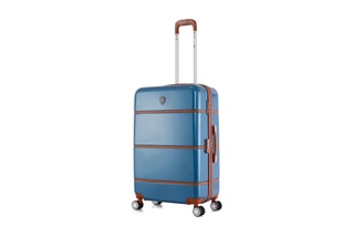 Valise grand volume Walter (L) - 75 cm  - Bleu et marron