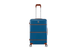 Valise grand volume Walter (L) - 75 cm  - Bleu et marron