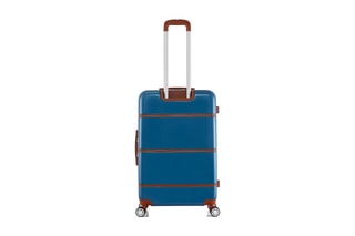 Valise grand volume Walter (L) - 75 cm  - Bleu et marron