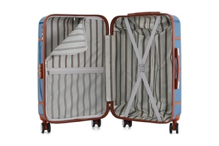 Valise semaine Walter (M) - 65 cm  - Bleu et marron