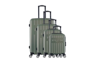 Set de 4 valises Archie-M (XXS/S/M/L) - 46/55/65/75 cm  - Vert