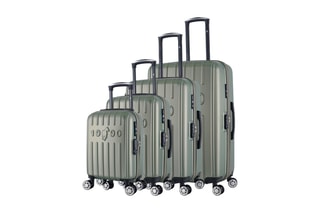 Set de 4 valises Archie-M (XXS/S/M/L) - 46/55/65/75 cm  - Vert