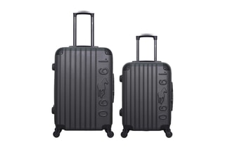 Valise cabine et valise semaine Porter (S/M) - 55/65 cm - Gris