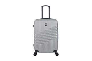  Set de 2 valises (S/M) et vanity Peter - 55/65/23 cm  - Noir et gris