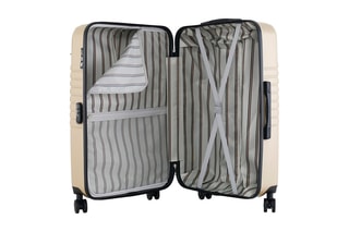  Valise cabine et valise grand volume Peter (S/L) - 55/75 cm  - Noir et beige