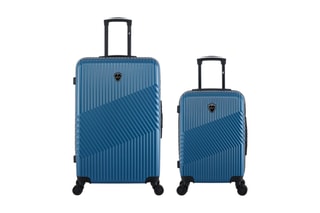  Valise cabine et valise grand volume Peter (S/L) - 55/75 cm  - Bleu marine