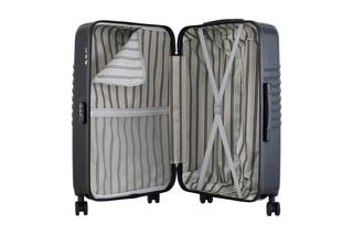  Valise cabine et valise grand volume Peter (S/L) - 55/75 cm  - Noir