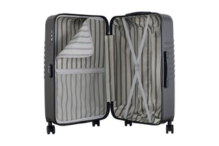  Valise cabine et valise grand volume Peter (S/L) - 55/75 cm  - Gris foncé
