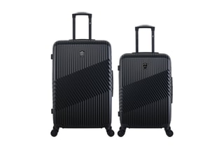  Valise semaine et valise grand volume Peter (M/L) - 65/75 cm  - Noir