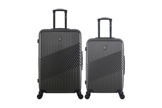  Valise semaine et valise grand volume Peter (M/L) - 65/75 cm  - Gris foncé