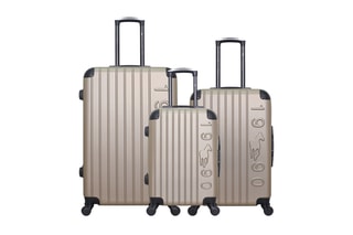 Set de 3 valises Porter (S/M/L) - 55/65/75 cm - Beige
