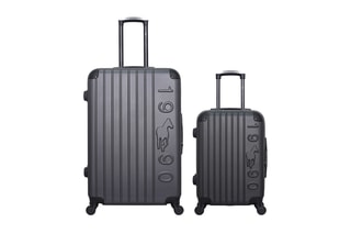 Valise cabine et valise grand volume Porter (S/L) - 55/75 cm - Gris