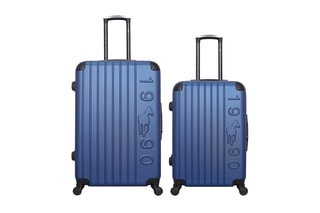 Valise semaine et valise grand volume Porter (M/L) - 65/75 cm - Bleu marine