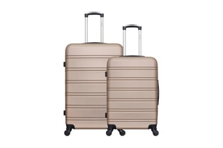 Valise semaine et valise grand volume (M/L) Renoso - 65/75 cm - Beige