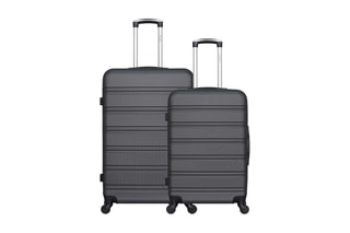 Valise semaine et valise grand volume Renoso (M/L) - 65/75 cm - Gris foncé