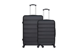Valise semaine et valise grand volume (M/L) Renoso - 65/75 cm - Noir