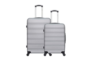Valise semaine et valise grand volume (M/L) Renoso - 65/75 cm - Gris