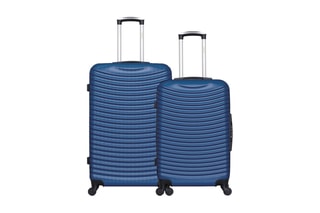 Valise semaine et valise grand volume Etna (M/L) - 65/75 cm - Bleu marine