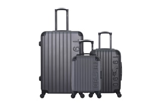 Set de 3 valises Porter (XXS/S/L) - 46/55/75 cm - Gris