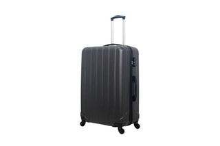 Valise grand volume Himalaya - 75 cm  - Noir et argenté