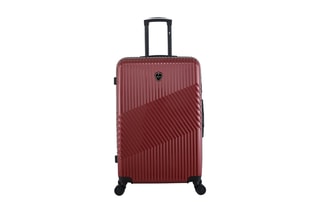  Set de 2 valises (S/L) et vanity Peter - 55/75/23 cm  - Bordeaux