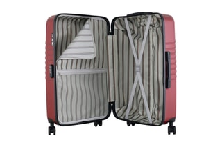  Set de 2 valises (S/L) et vanity Peter - 55/75/23 cm  - Bordeaux