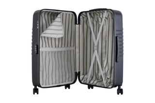  Set de 2 valises (S/L) et vanity Peter - 55/75/23 cm  - Noir
