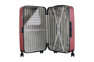  Set de 2 valises (M/L) et vanity Peter - 65/75/23 cm  - Bordeaux