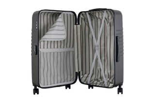  Set de 2 valises (M/L) et vanity Peter - 65/75/23 cm  - Gris foncé