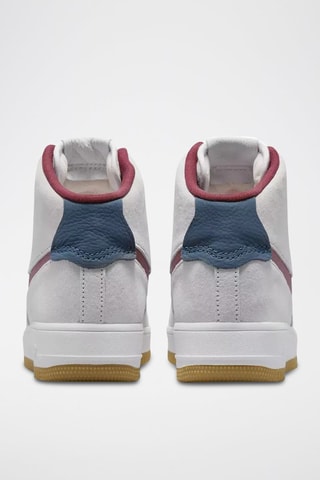  Nike Air Firce 1 en nubuck - Blanc