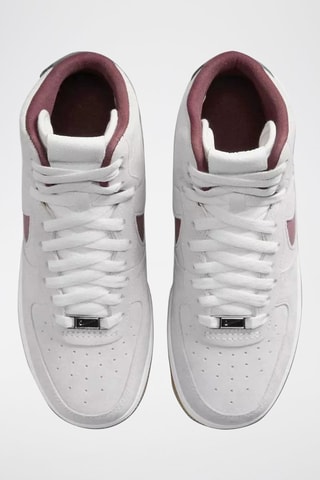  Nike Air Firce 1 en nubuck - Blanc