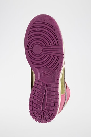  Nike Dunk High en cuir - Fuchsia