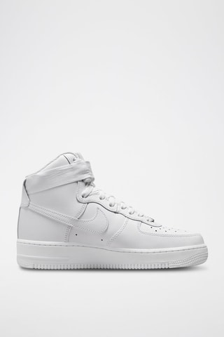  Nike Air Force 1 Hi en cuir - Blanc