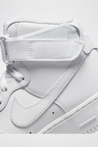  Nike Air Force 1 Hi en cuir - Blanc