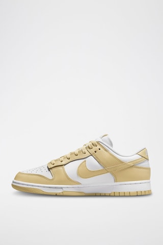 Dunk Low Retro en cuir - Blanc et beige