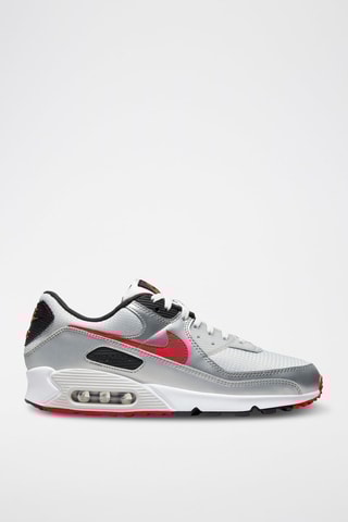 Nike Air Max 90 en cuir  - Gris clair
