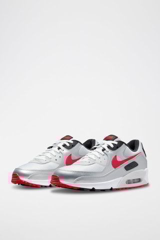 Nike Air Max 90 en cuir  - Gris clair