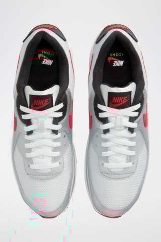 Nike Air Max 90 en cuir  - Gris clair