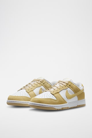 Nike Dunk Low en cuir - Jaune et blanc