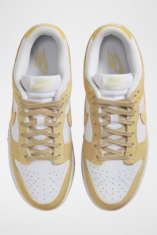 Nike Dunk Low en cuir - Jaune et blanc
