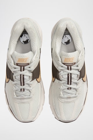 Nike Zoom Vomero 5 en cuir - Ecru et marron