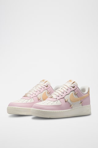 Nike Air Force 1 ’07 LX en cuir - Rose et blanc
