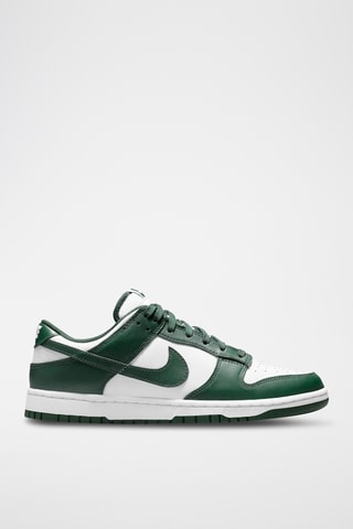 Nike Dunk Low Retro en cuir - Blanc